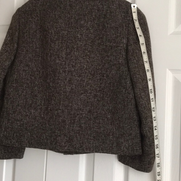 Banana Republic Wool Tweed Swing Retro Crop Jacket 4P - Picture 11 of 16